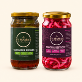 By Mama’s Pickle Duo – Onion & Beetroot + Cucumber Pickles