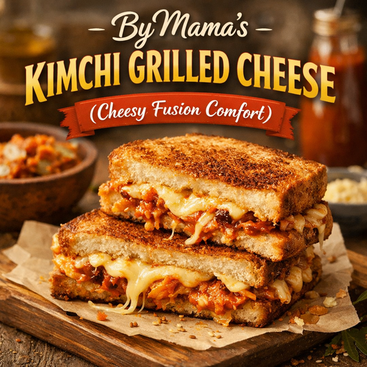ByMama’s Kimchi Grilled Cheese (Cheesy Fusion Comfort)