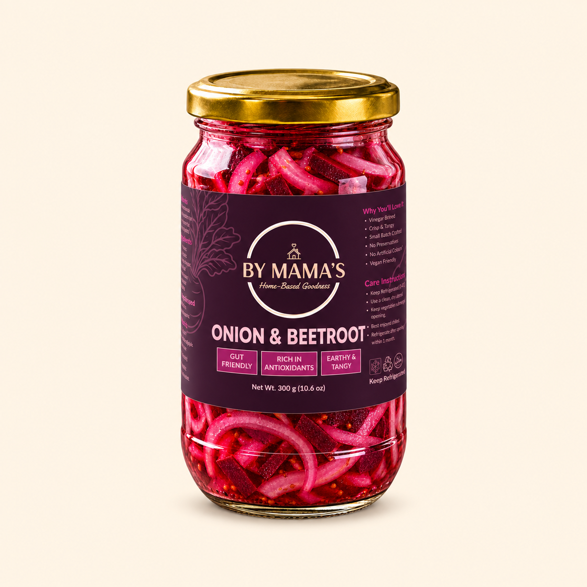 BY MAMA'S Onion & beetroot Pickle